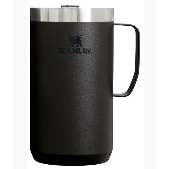 NEW Stanley The Stay-Hot Camp Mug | 24 OZ Black - Picture 3 of 8